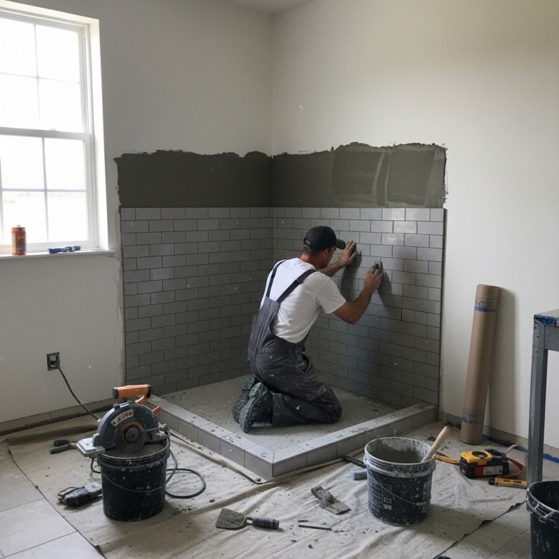 Shower Floor Tiling in Littleton, CO
